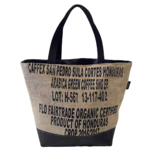 Sac cabas en jute upcyclé