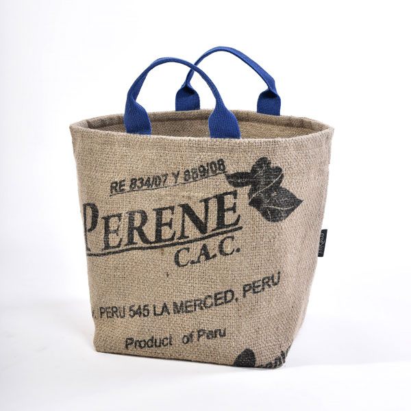 Panier marché en jute upcyclé - 6