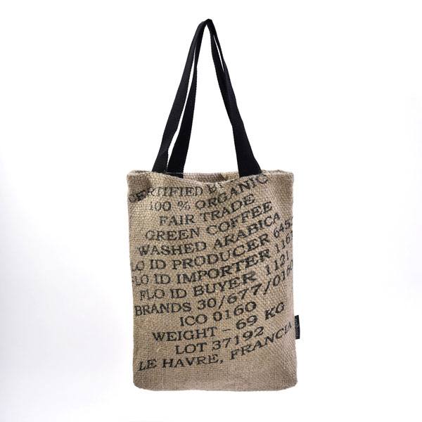 Tote bag jute upcyclé et coton - 3