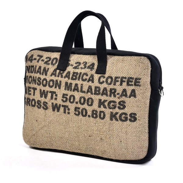 Sacoche ordinateur jute - 1