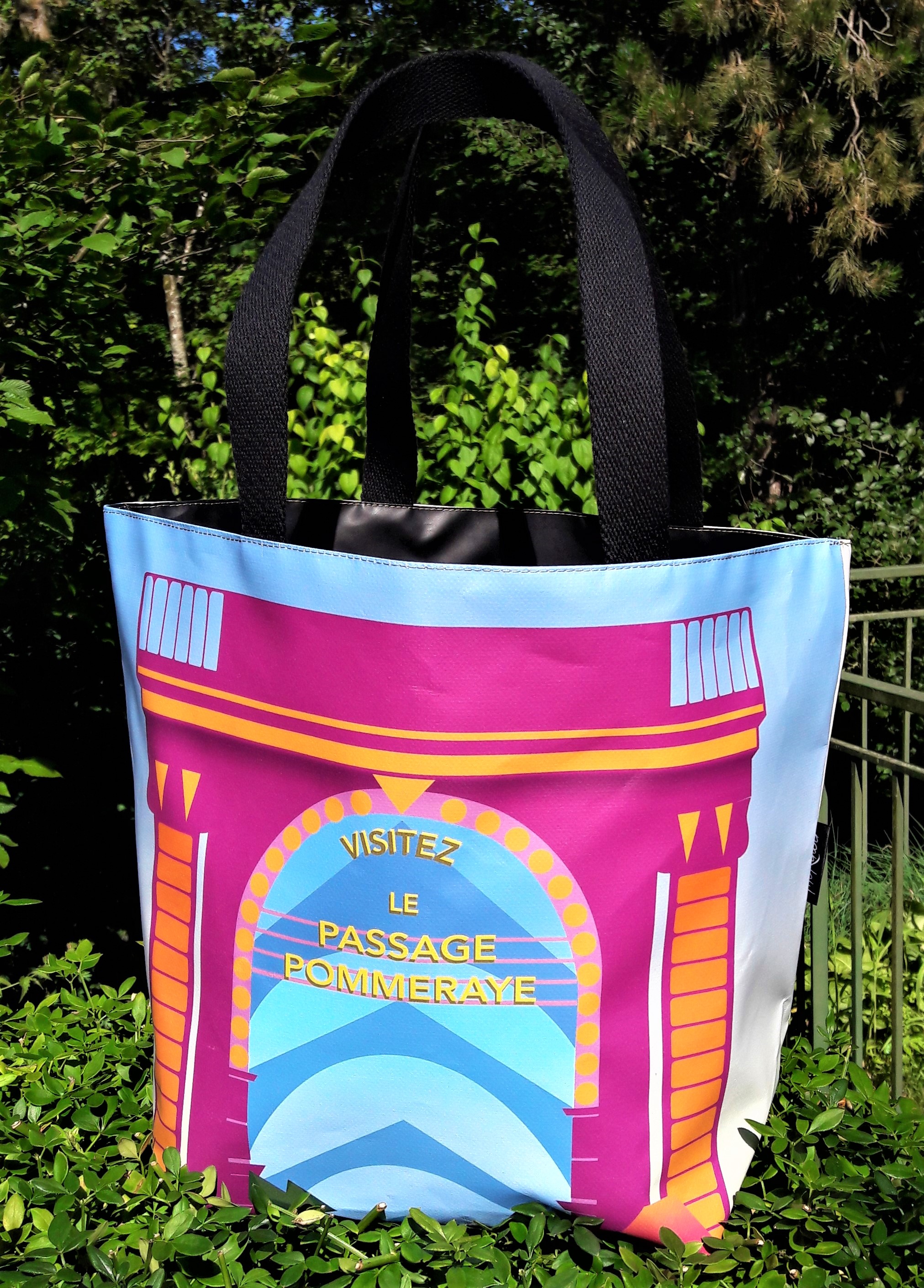 Sac Cabas en bache upcyclée - 3