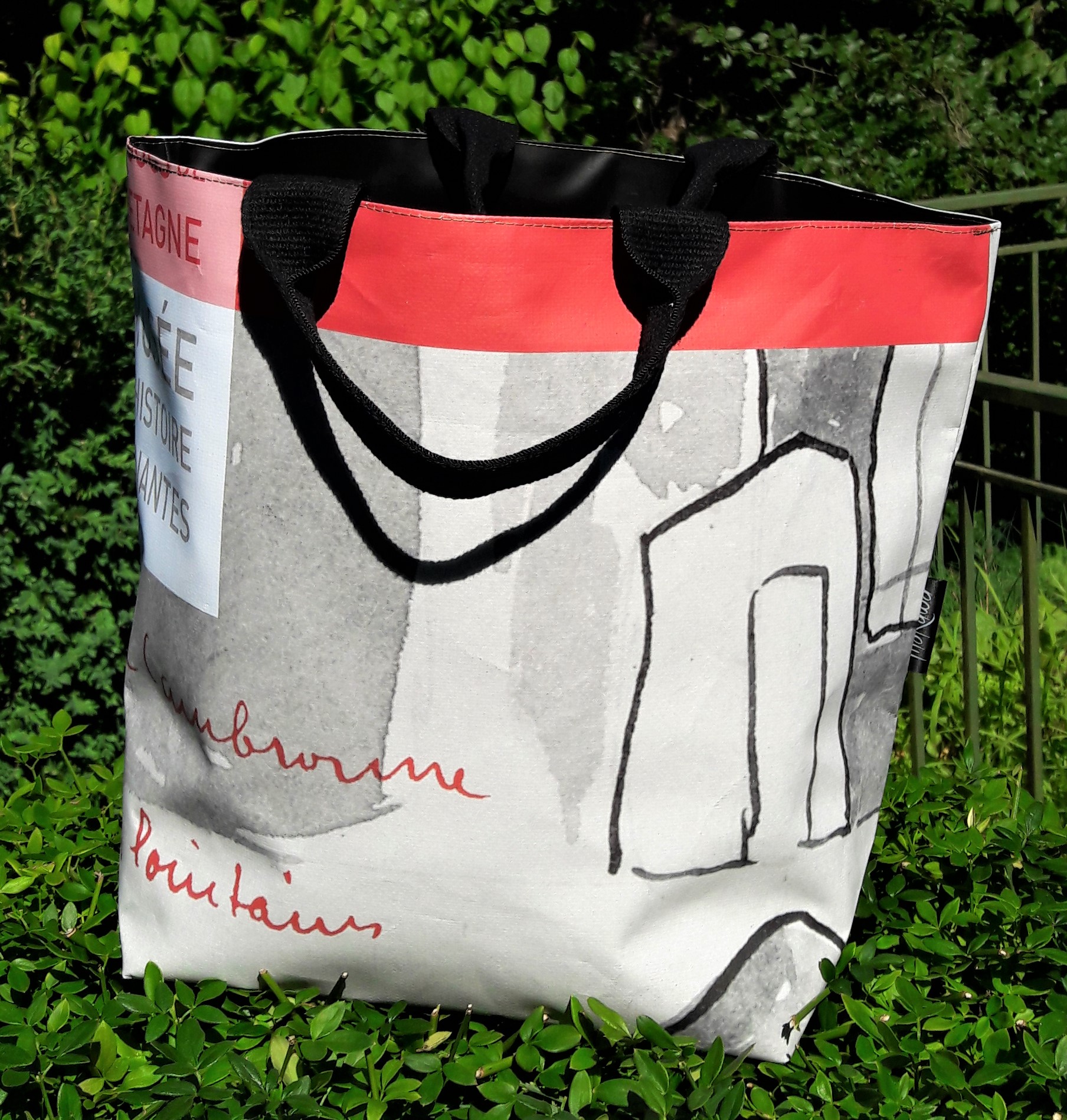 Sac Cabas en bache upcyclée - 4