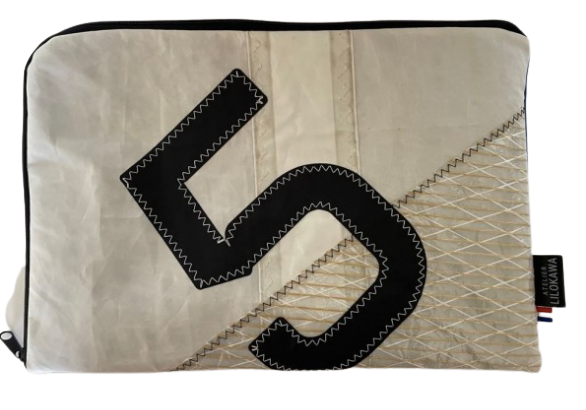 Housse pour tablette en jute ou toile upcyclée