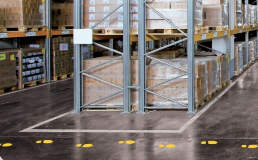 Jeu de 2 empreintes de pas personnalisables pour marquage au sol - 2