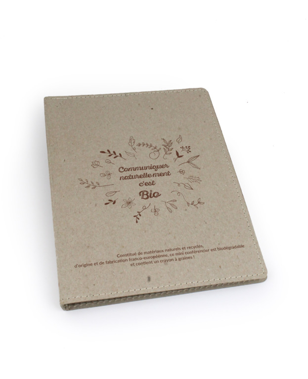 Conférencier avec crayon à planter