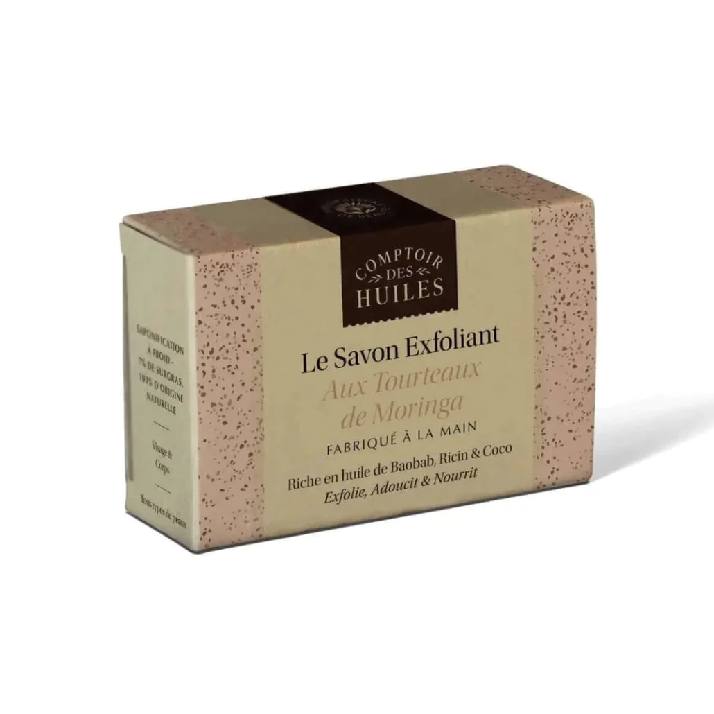 Savon Exfoliant aux tourteaux de Moringa