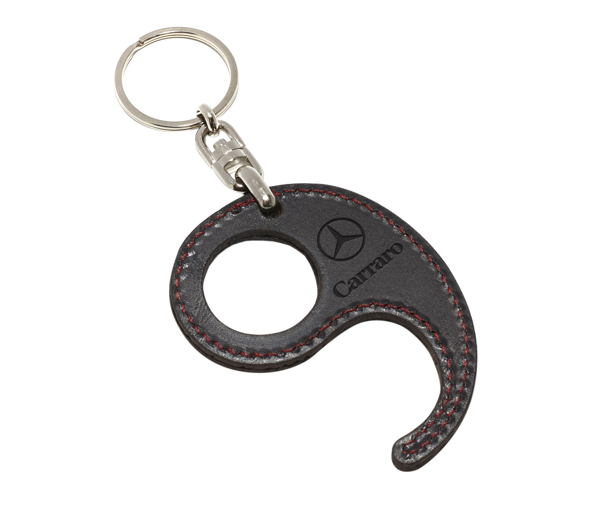 Porte clés 0 contact en cuir