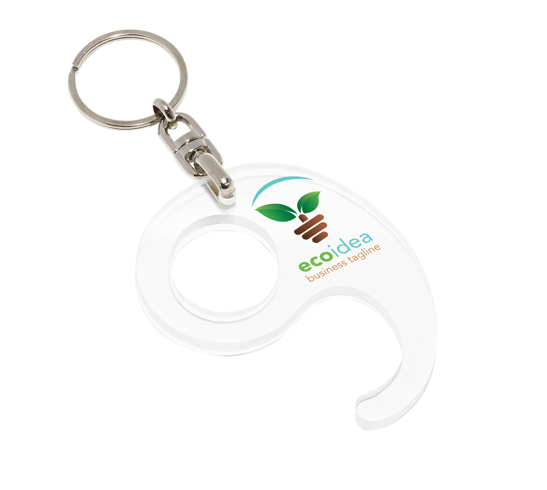 Porte clés 0 contact en plexiglass