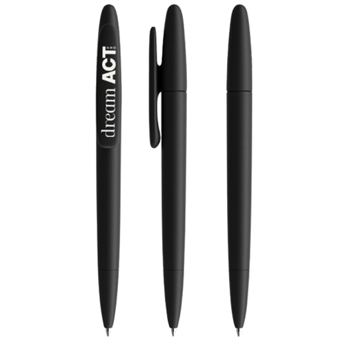 Stylo bille DS5 mat en plastique recyclé Made in Suisse