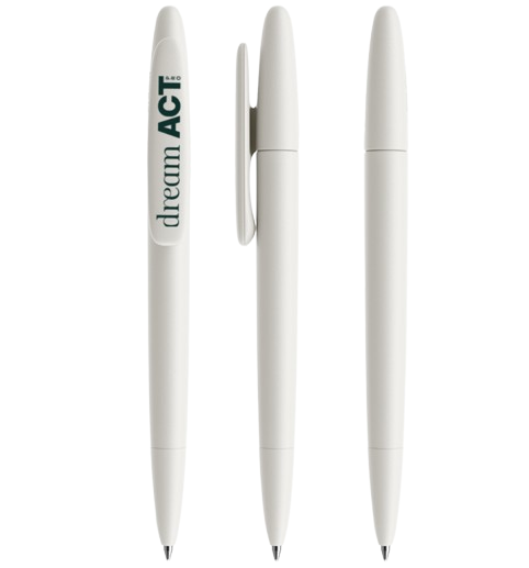 Stylo bille DS5 mat en plastique recyclé Made in Suisse - 2