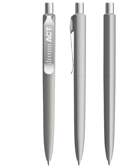 Stylo bille DS8 recyclé avec métal clip Made in Suisse - 2