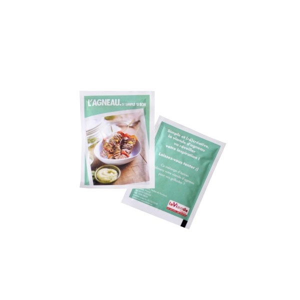 Sachet d'Epices Bio 60x80 mm personnalisable