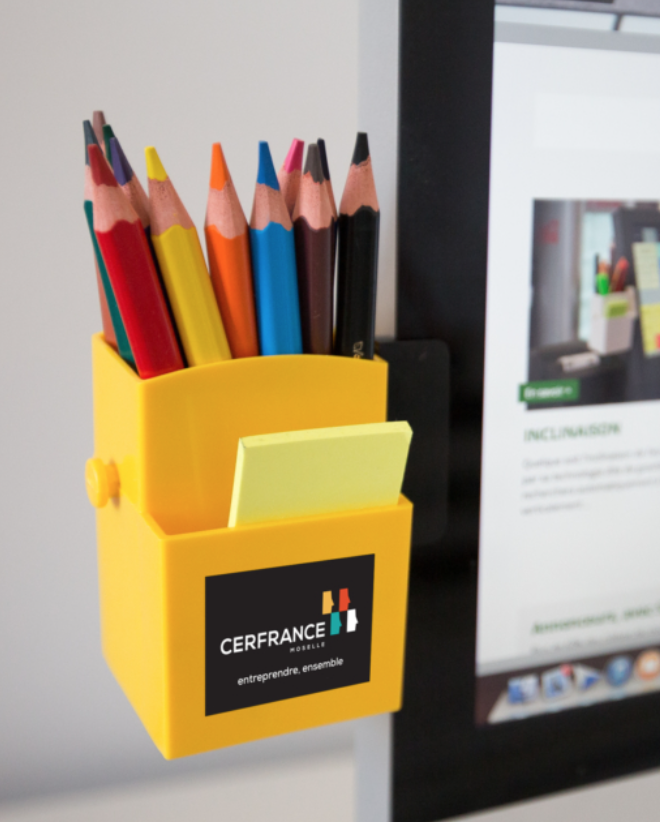 Stylo Box - pot à crayons à clipser - 6