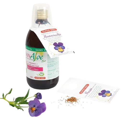 Sachet de graines en collerette de bouteille