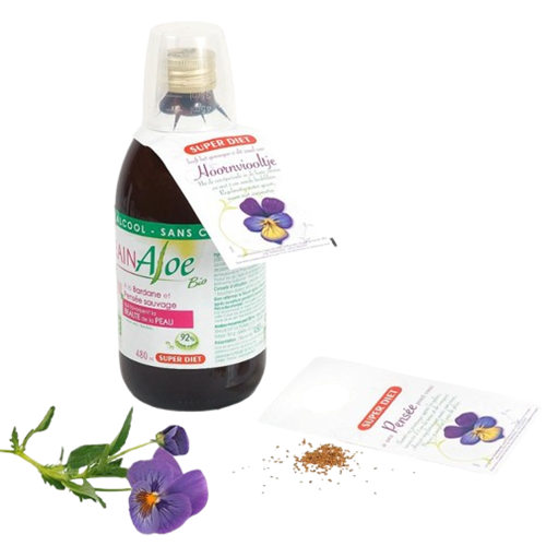 Sachet de graines en collerette de bouteille