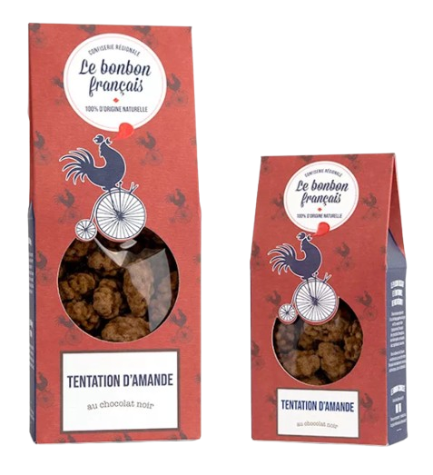 Tentation d'amande au chocolat noir  Made in France