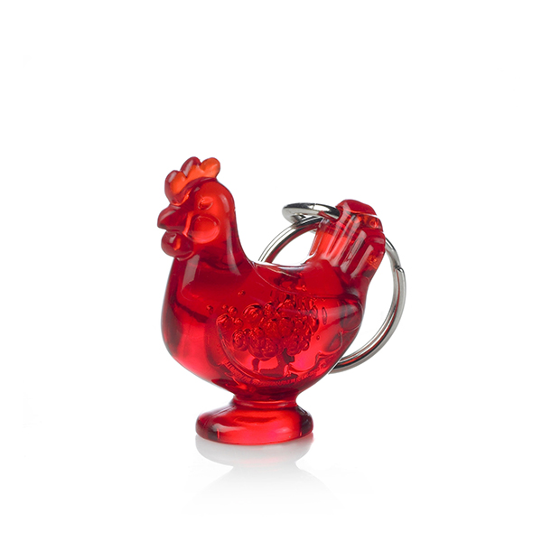 Porte-clés Coq en plastique recyclé - 3