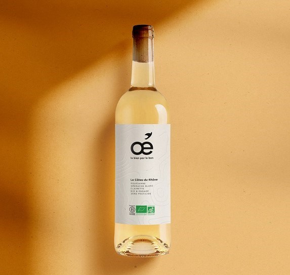 Vin blanc AOC 100% bio - Côtes du Rhône - 2