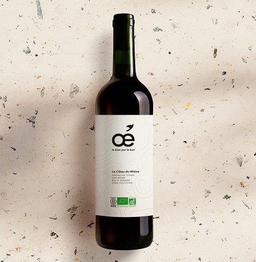 Vin rouge AOC 100% bio - Côtes du Rhône - 2