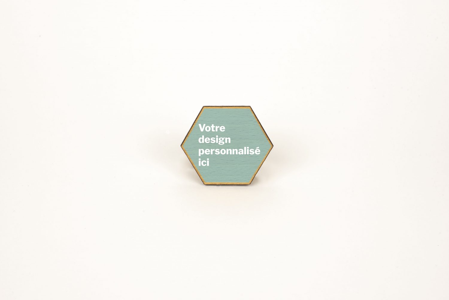 Badge en bois ultra-personnalisable Made in France - 3