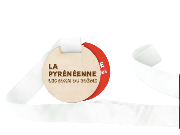 Médaille en bois à planter made in France