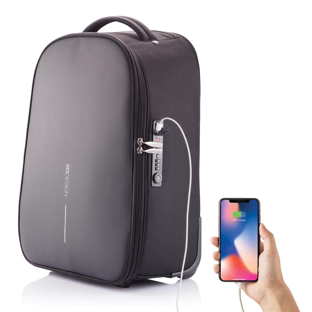 Sac à dos/bagage en RPET avec traceur Aware™ - TROLLEY BOBBY - 5