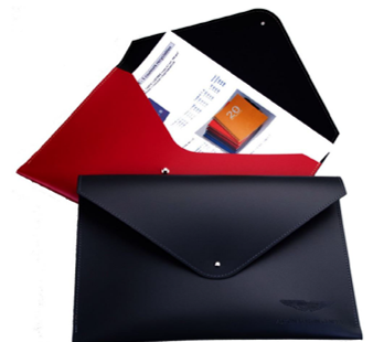 Pochette Porte-document A4 en cuir recyclé Made in France