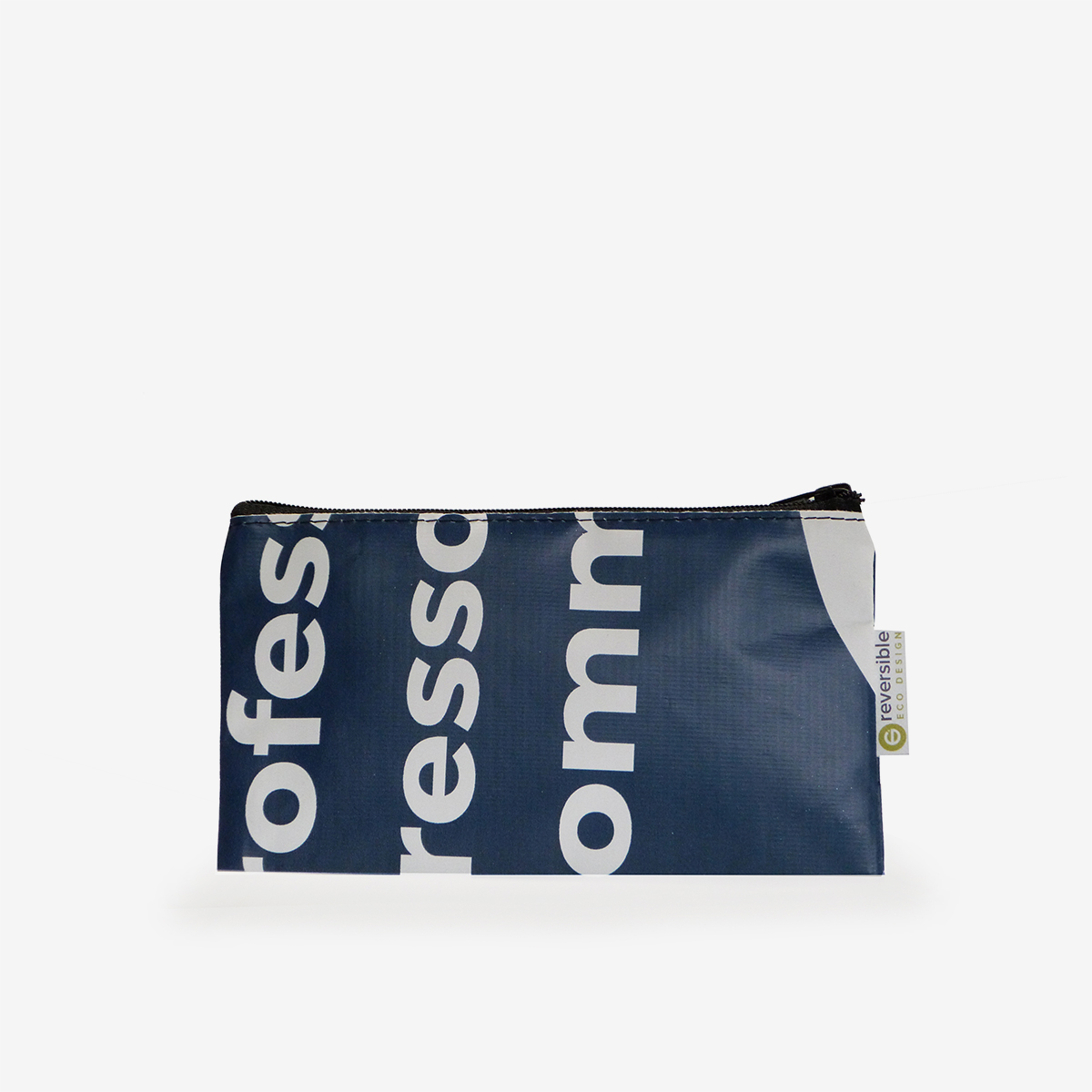 Trousse en toile publicitaire recyclé, made in France - 2