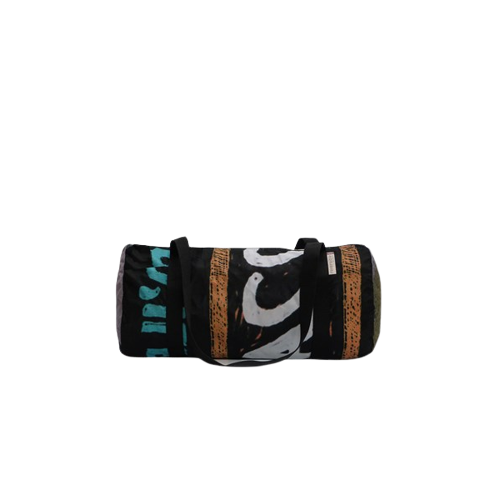 Sac bowling en toile publicitaire recyclé - made in France