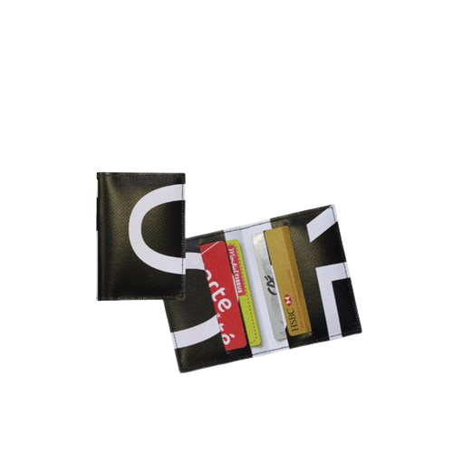 Porte-cartes en bâche recyclée, made in France