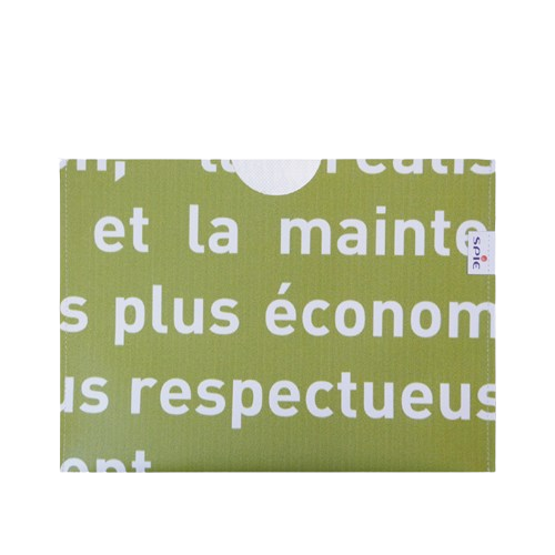 Porte documents en bâche recyclée made in France