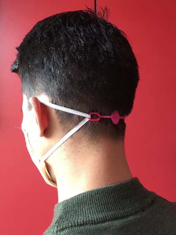 Attache masque en PLA made in France - 1