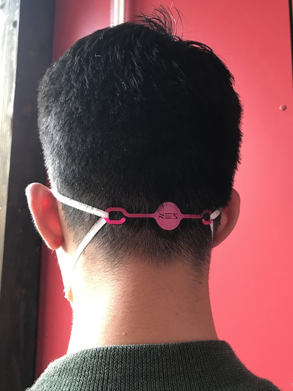 Attache masque en PLA made in France