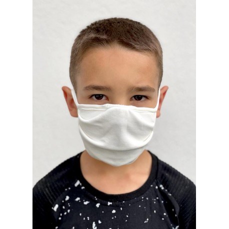 Masque enfant 6-12 ans en tissu CAT1 DGA - 100 lavages - Couleur ou imprimé