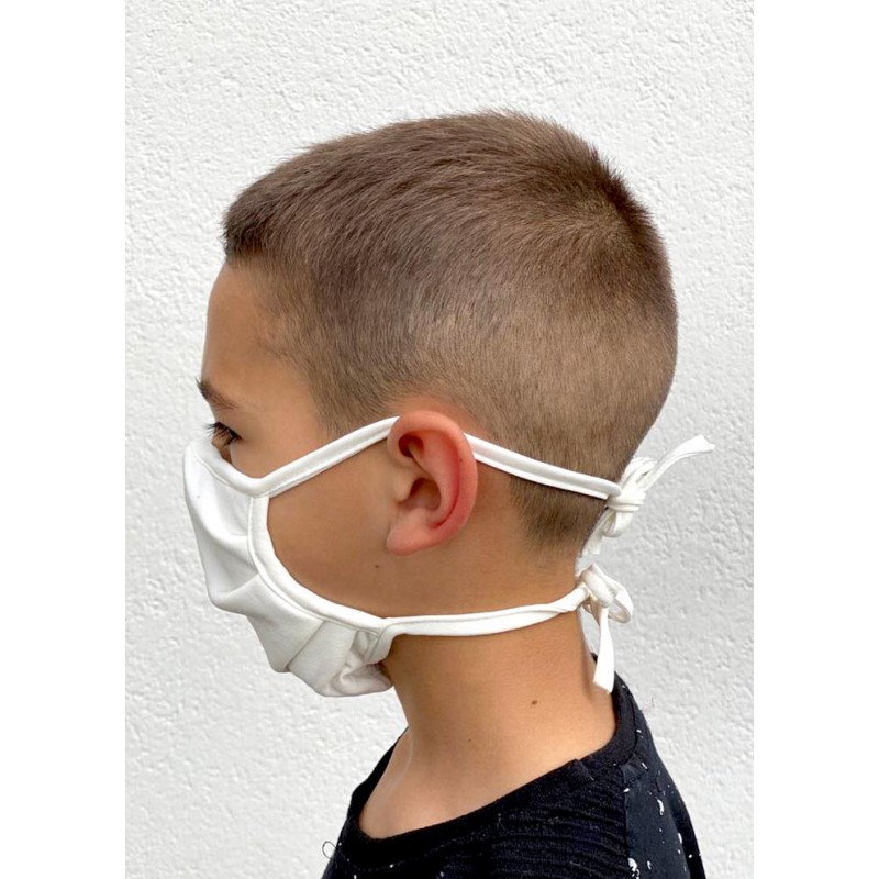 Masque enfant 6-12 ans en tissu CAT1 DGA - 100 lavages - Couleur ou imprimé - 4