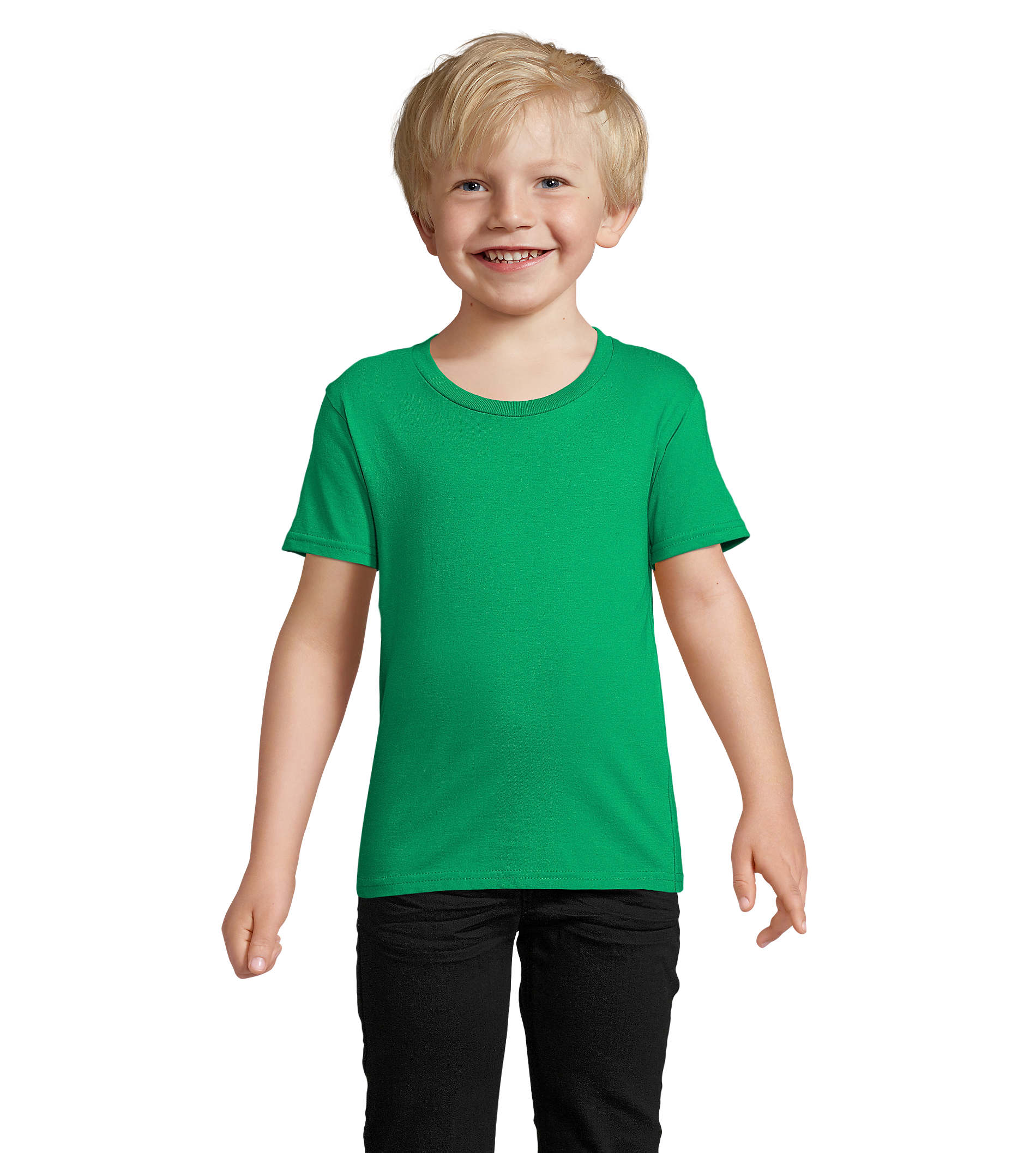 Tee-shirt enfant en coton bio col rond ajusté - CRUSADER KIDS - 2