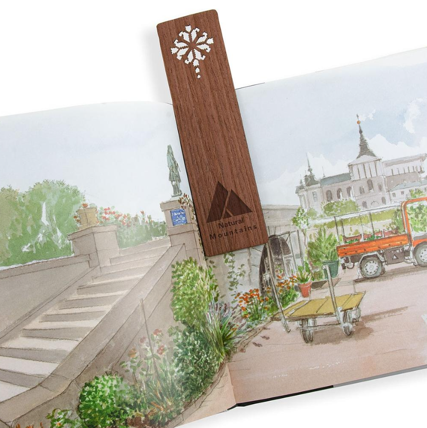 Marque pages en bois flexible