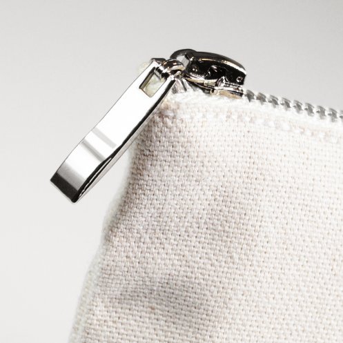 Trousse fermeture zippée "Gasparine" 100% coton bio made in France - 2