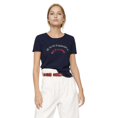 Tee shirt femme 100% coton made in France - Lola