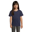Tee-shirt enfant blanc col rond 100% coton made in France - Lou - 3