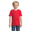 Tee-shirt enfant blanc col rond 100% coton made in France - Lou - 2