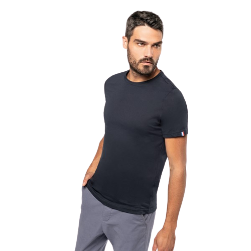 T-shirt Kariban homme 100% coton bio made in France -