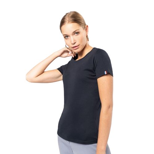 T-shirt Kariban femme 100%  coton bio made in France - 2