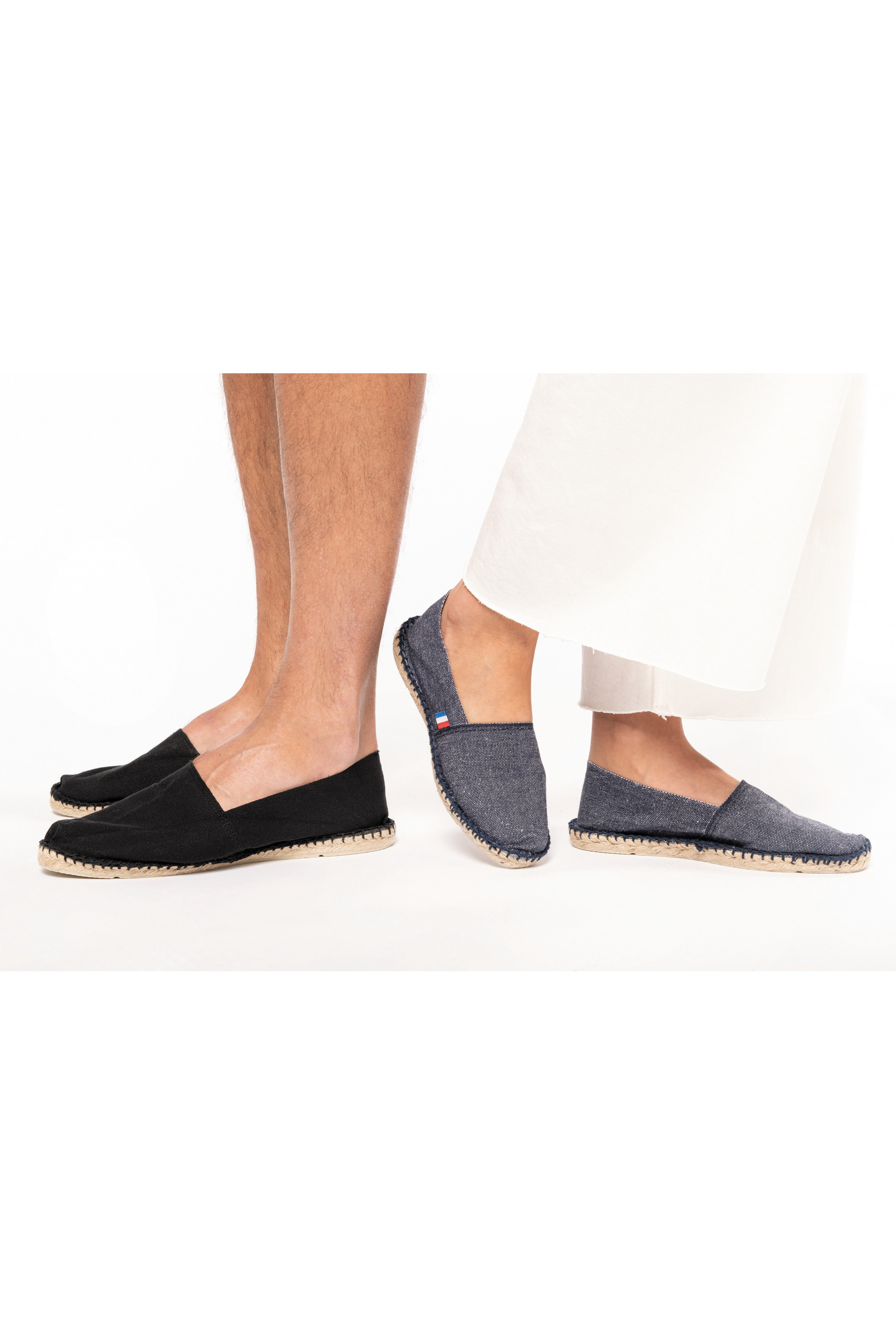 Espadrilles en coton fabriquées en France