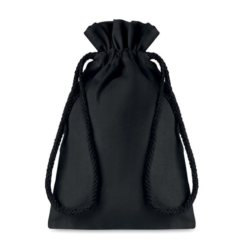 Petit sac cadeau en coton noir - TASKE SMALL