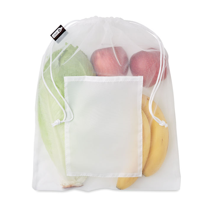 Sac alimentaire en filet RPET - VEGGIE RPET