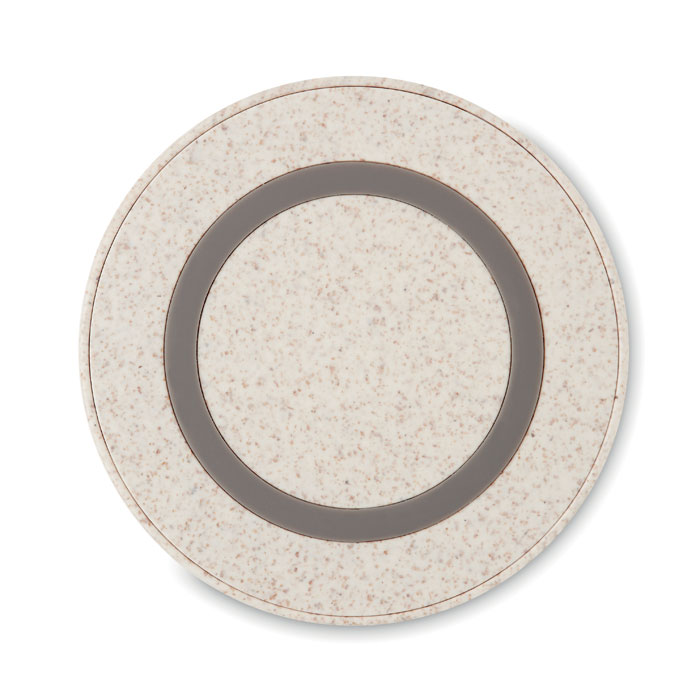 Chargeur sans fil en paille de blé et ABS - PLATO+ - 2