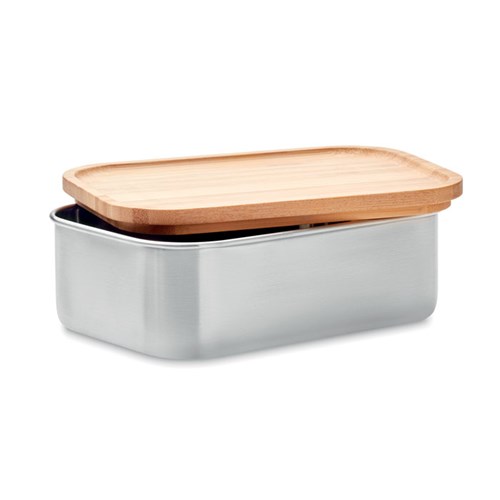 Lunch box en bambou et acier inoxydable 600ml - SAVANNA