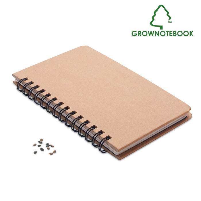 Carnet et sachet de graines à planter Made in Europe - GROWNOTEBOOK