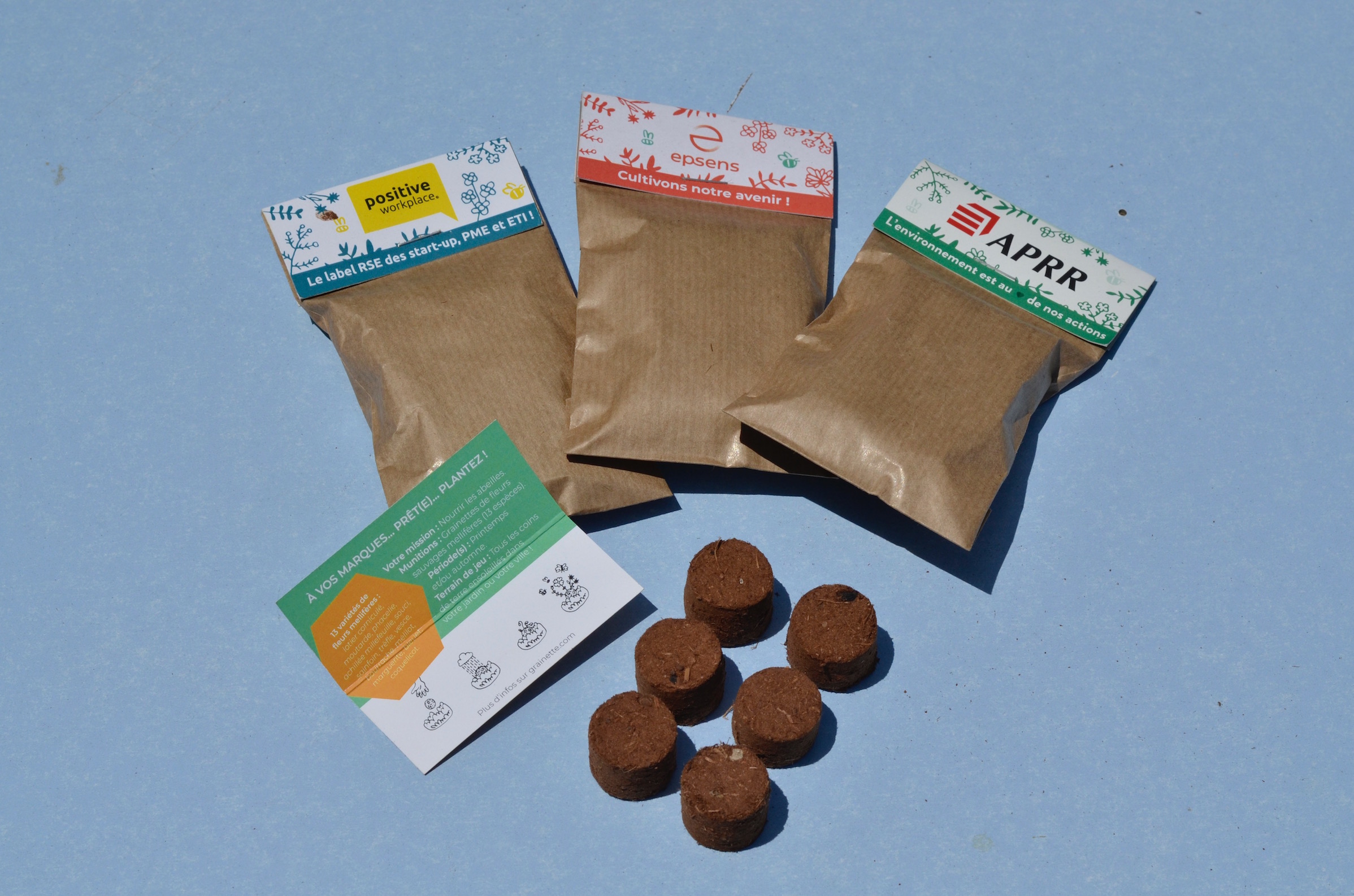 Bombes à fleurs en sachet kraft personnalisable - 4